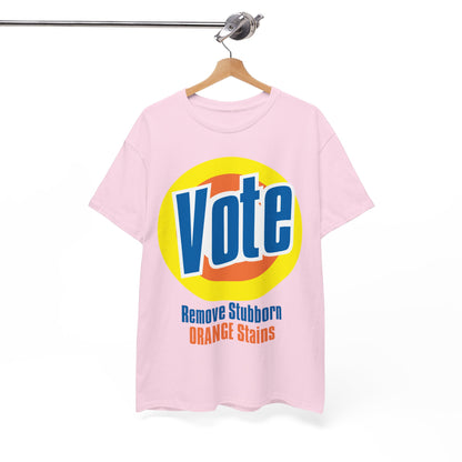 Vote! Remove Stubborn Orange Stains: Premium Unisex T-shirt (Light)