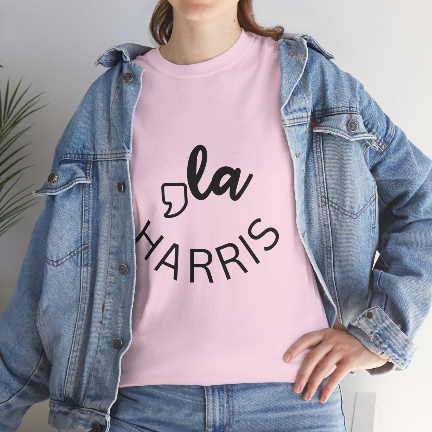 Kamala: Comma-La Harris Premium Unisex T-shirt (Light)