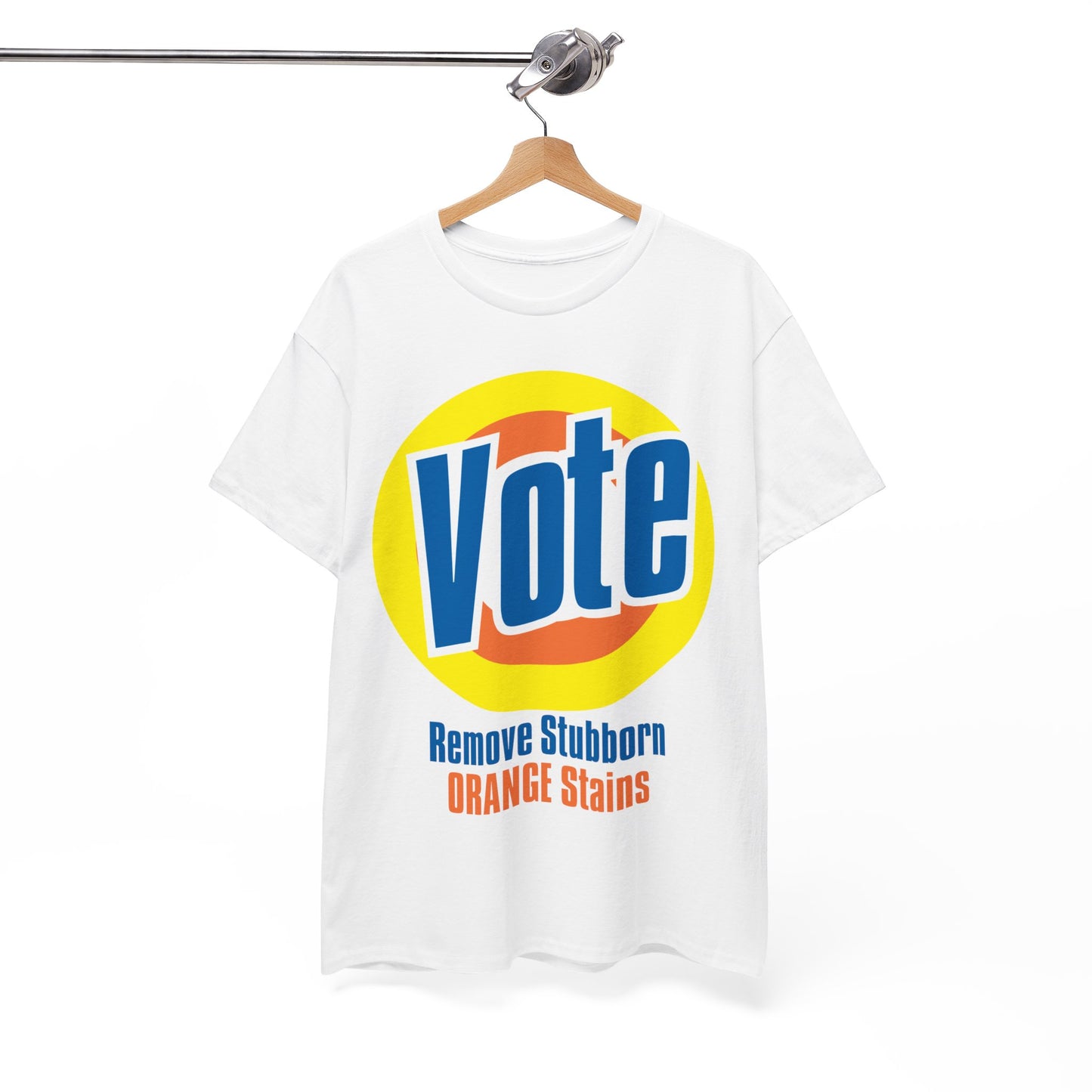 Vote! Remove Stubborn Orange Stains: Premium Unisex T-shirt (Light)