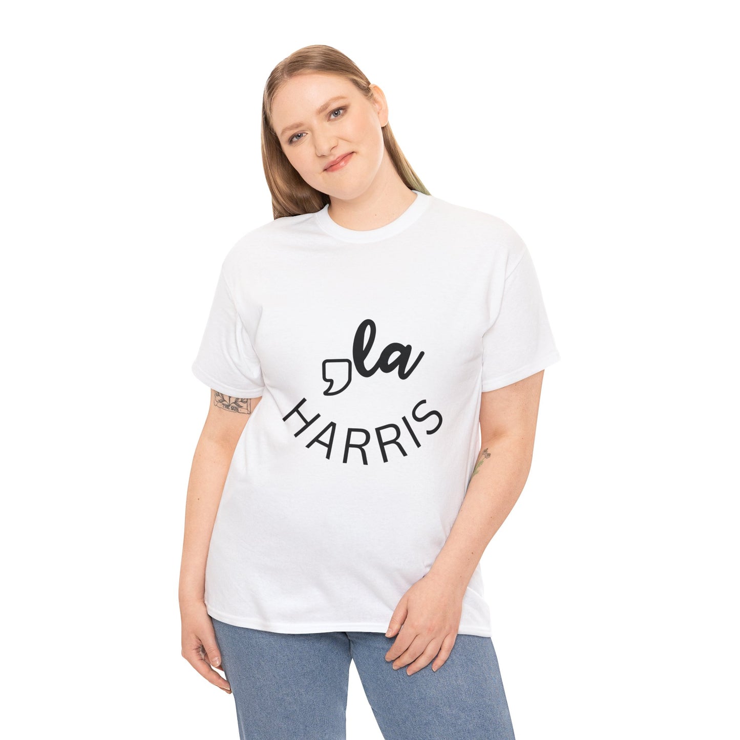 Kamala: Comma-La Harris Premium Unisex T-shirt (Light)