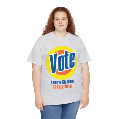 Vote! Remove Stubborn Orange Stains: Premium Unisex T-shirt (Light)