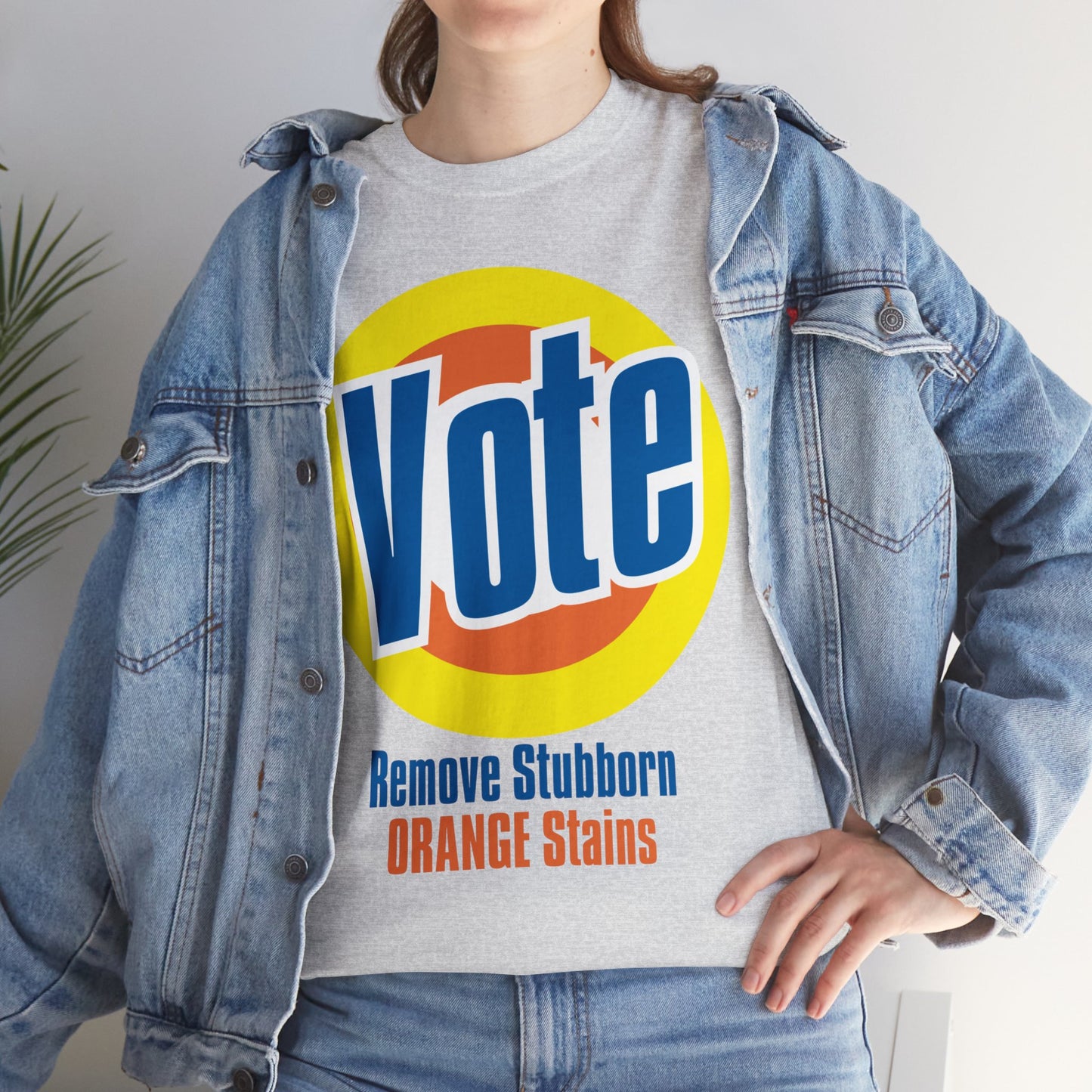 Vote! Remove Stubborn Orange Stains: Premium Unisex T-shirt (Light)