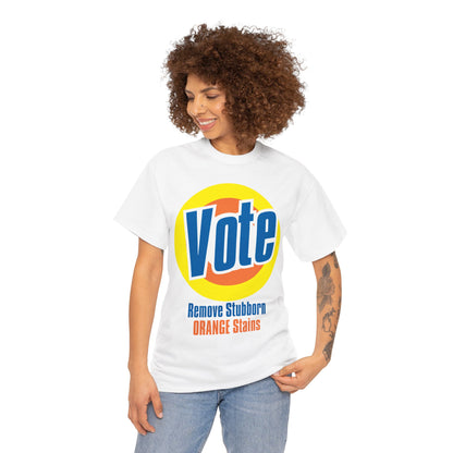 Vote! Remove Stubborn Orange Stains: Premium Unisex T-shirt (Light)