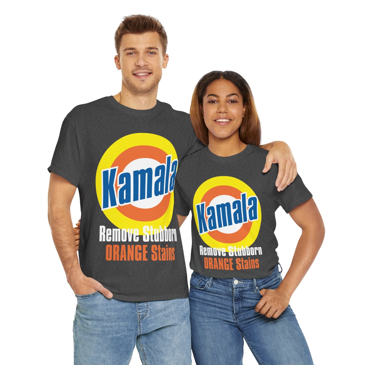 Kamala Remove Stubborn Orange Stains: Premium Unisex T-shirt (Dark)