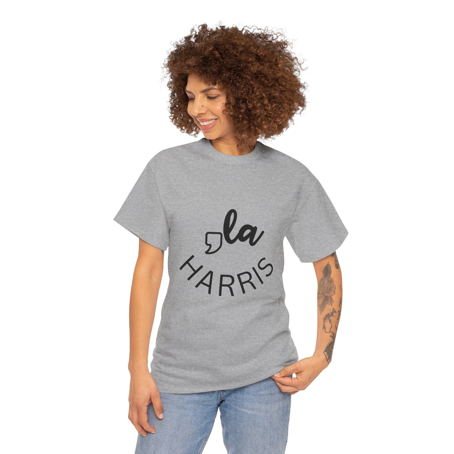 Kamala: Comma-La Harris Premium Unisex T-shirt (Light)