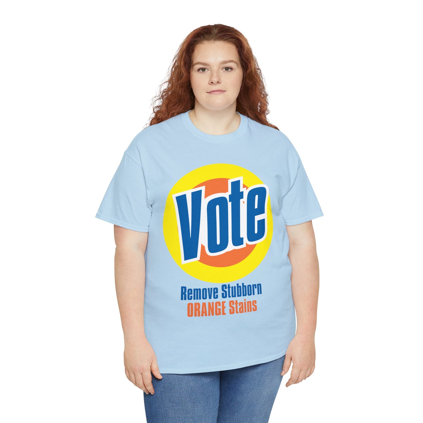 Vote! Remove Stubborn Orange Stains: Premium Unisex T-shirt (Light)