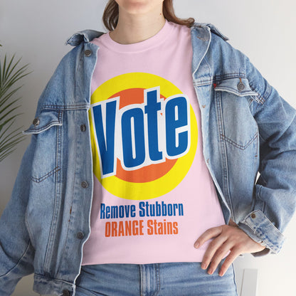 Vote! Remove Stubborn Orange Stains: Premium Unisex T-shirt (Light)