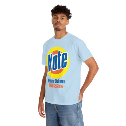 Vote! Remove Stubborn Orange Stains: Premium Unisex T-shirt (Light)