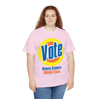 Vote! Remove Stubborn Orange Stains: Premium Unisex T-shirt (Light)