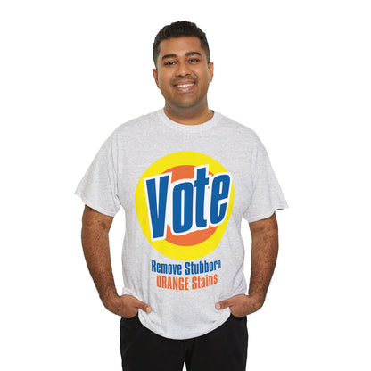 Vote! Remove Stubborn Orange Stains: Premium Unisex T-shirt (Light)