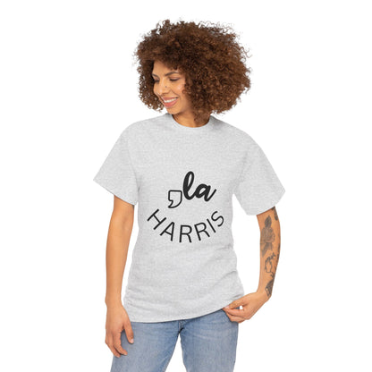 Kamala: Comma-La Harris Premium Unisex T-shirt (Light)