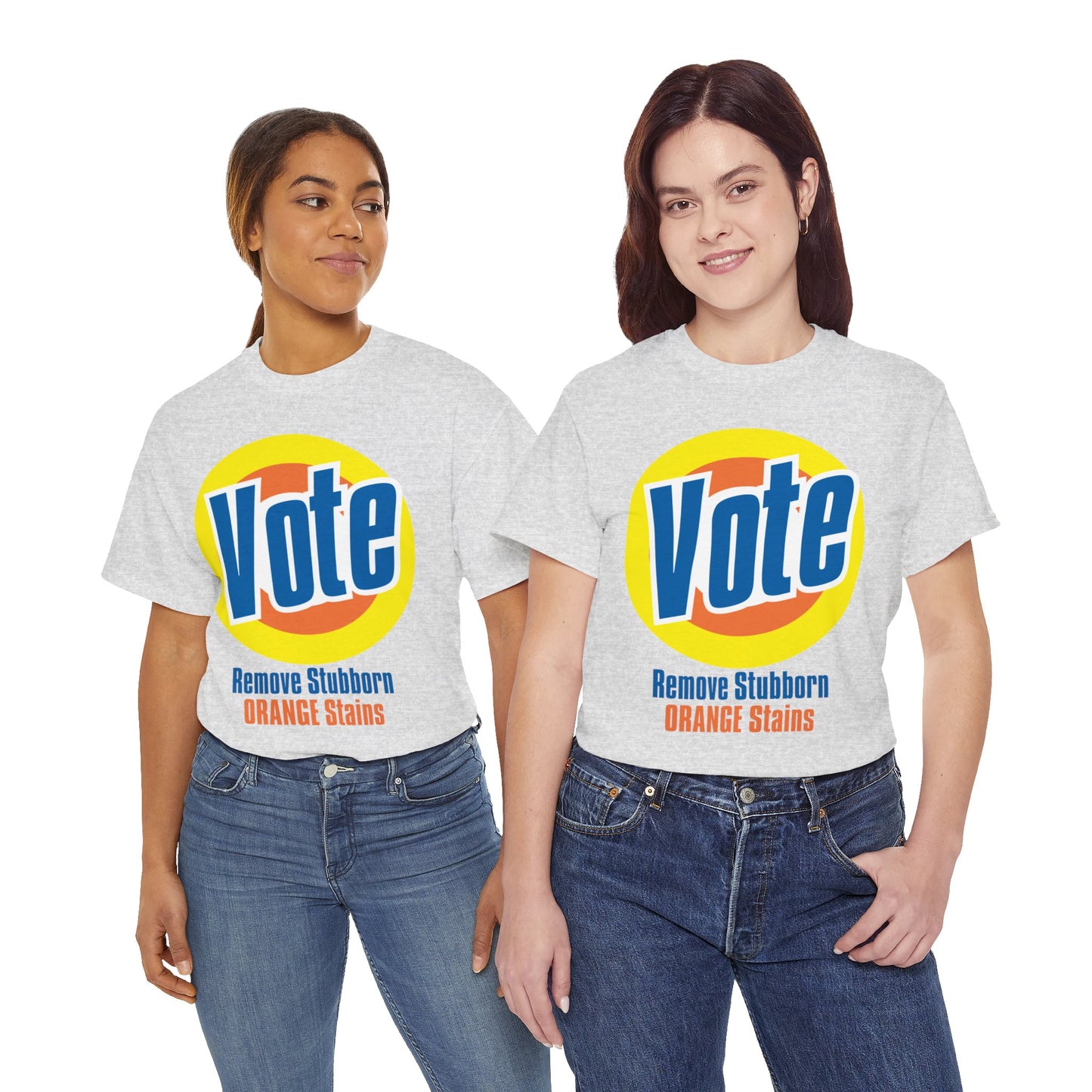 Vote! Remove Stubborn Orange Stains: Premium Unisex T-shirt (Light)