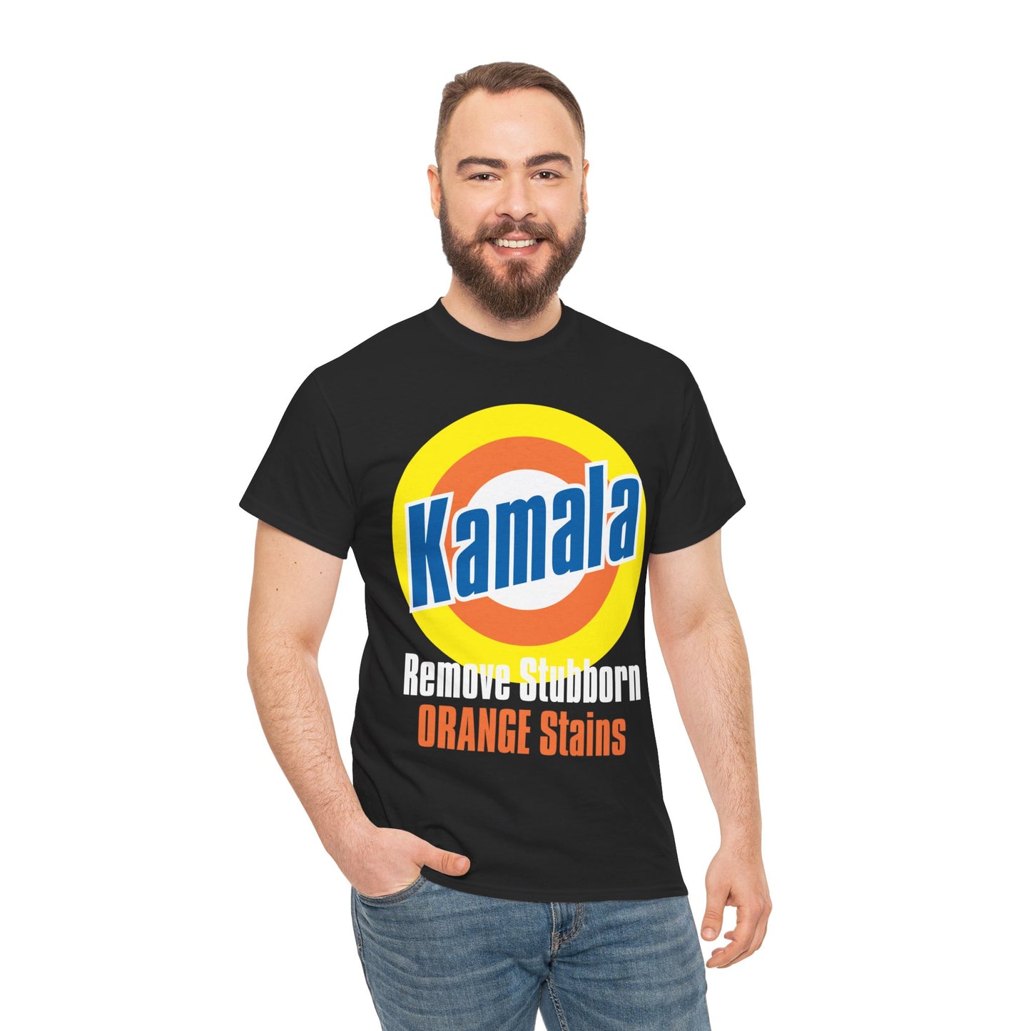 Kamala Remove Stubborn Orange Stains: Premium Unisex T-shirt (Dark)