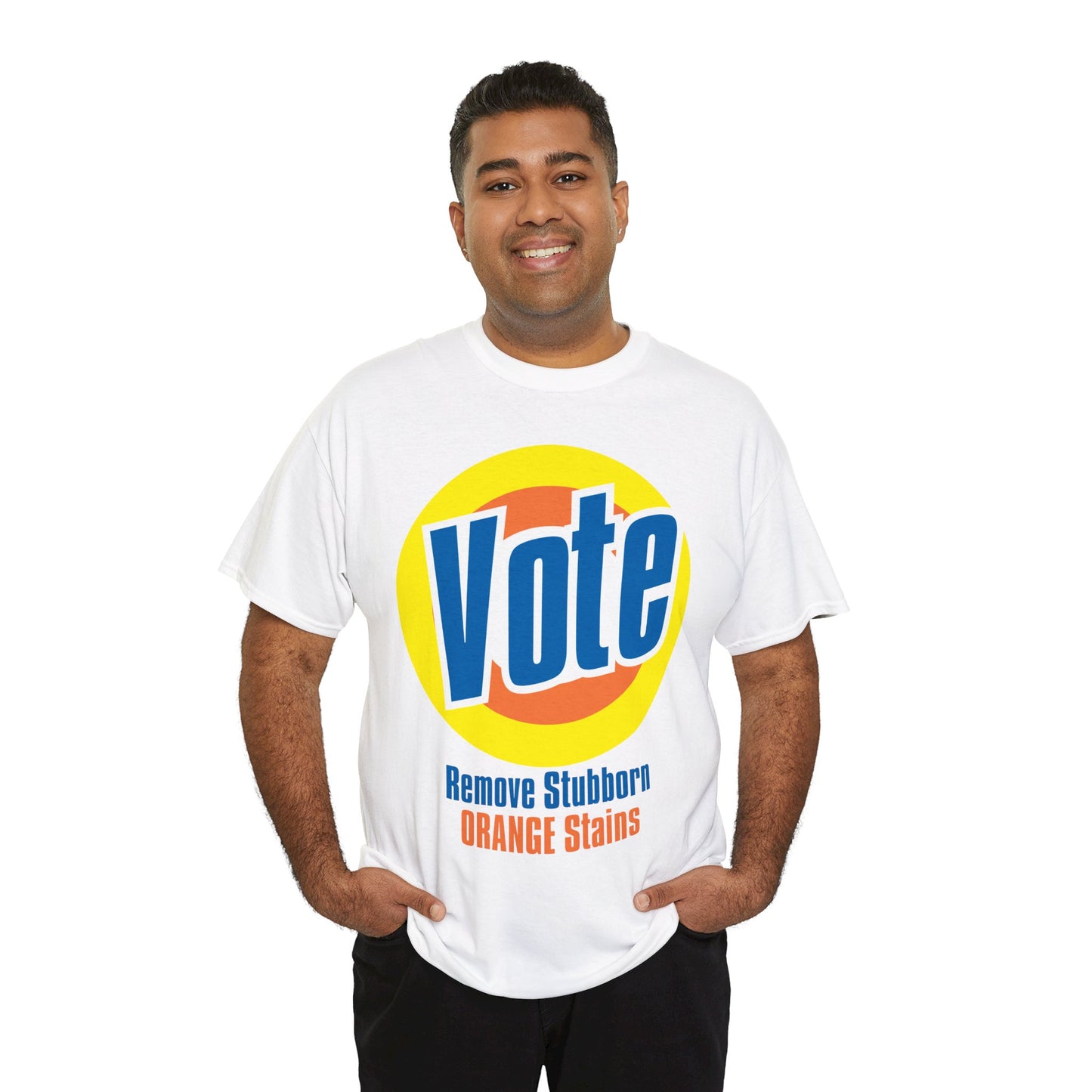 Vote! Remove Stubborn Orange Stains: Premium Unisex T-shirt (Light)