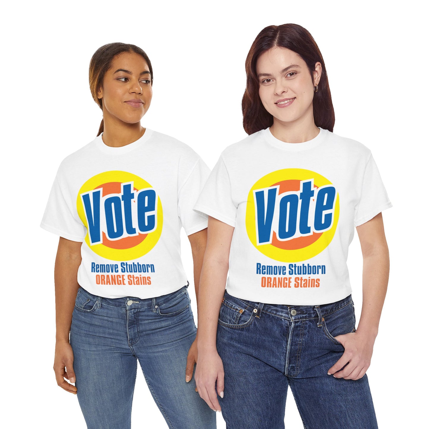 Vote! Remove Stubborn Orange Stains: Premium Unisex T-shirt (Light)