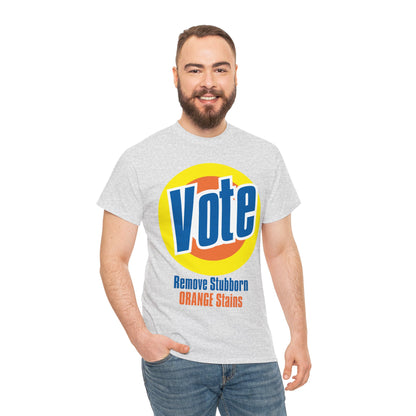 Vote! Remove Stubborn Orange Stains: Premium Unisex T-shirt (Light)