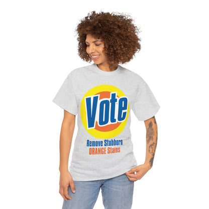 Vote! Remove Stubborn Orange Stains: Premium Unisex T-shirt (Light)