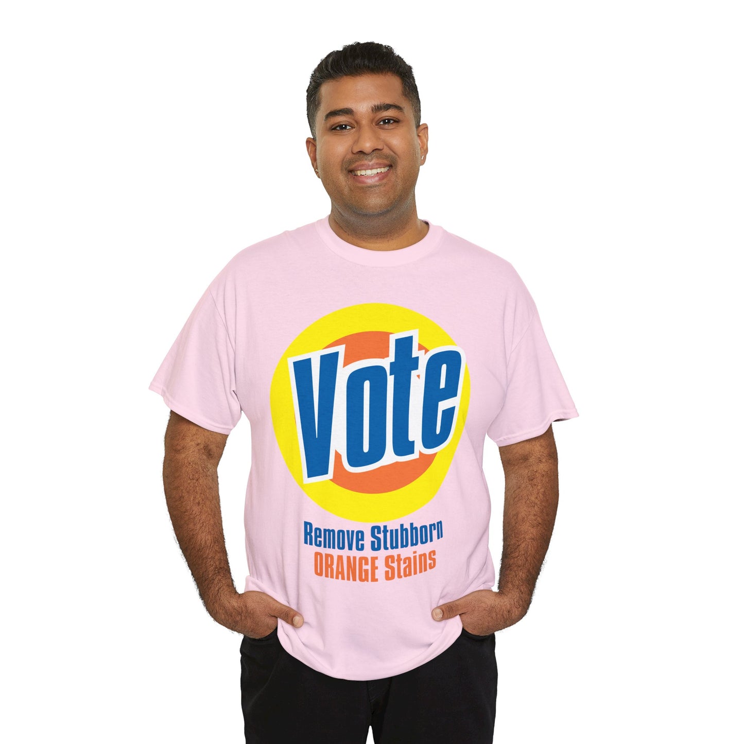 Vote! Remove Stubborn Orange Stains: Premium Unisex T-shirt (Light)