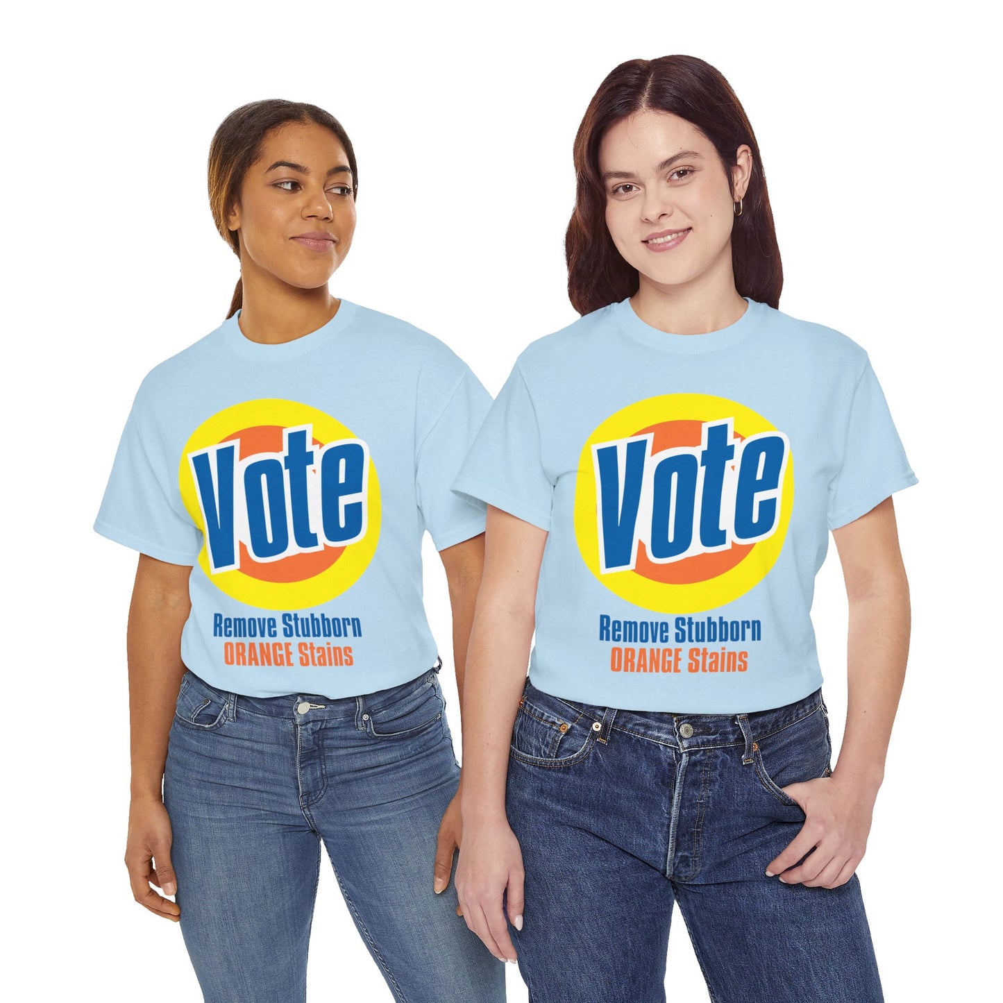 Vote! Remove Stubborn Orange Stains: Premium Unisex T-shirt (Light)