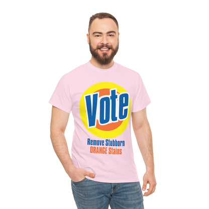 Vote! Remove Stubborn Orange Stains: Premium Unisex T-shirt (Light)