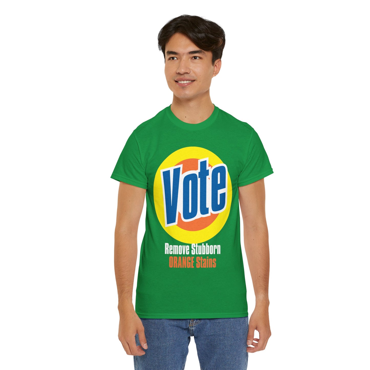 Vote! Remove Stubborn Orange Stains: Premium Unisex T-shirt (Dark)