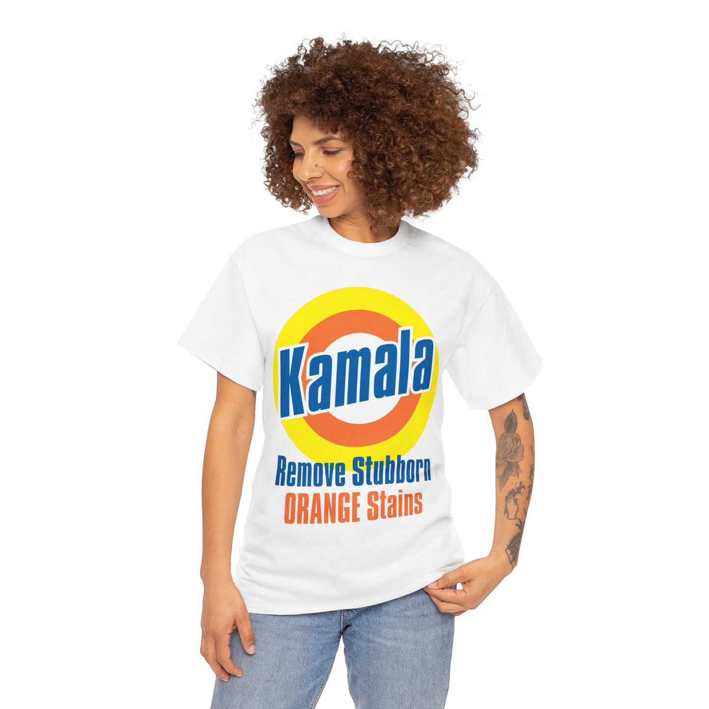 Kamala Remove Stubborn Orange Stains: Premium Unisex T-shirt (Light)