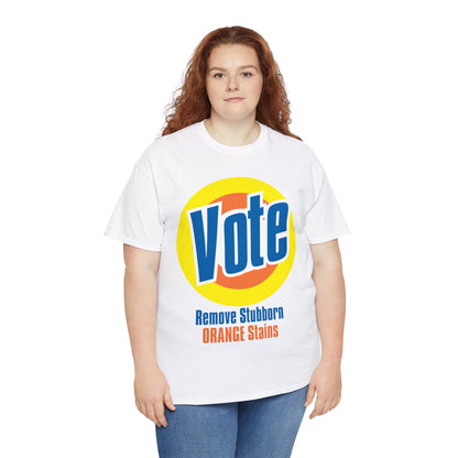 Vote! Remove Stubborn Orange Stains: Premium Unisex T-shirt (Light)