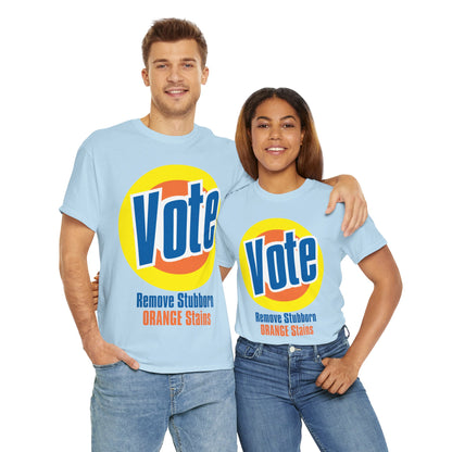 Vote! Remove Stubborn Orange Stains: Premium Unisex T-shirt (Light)