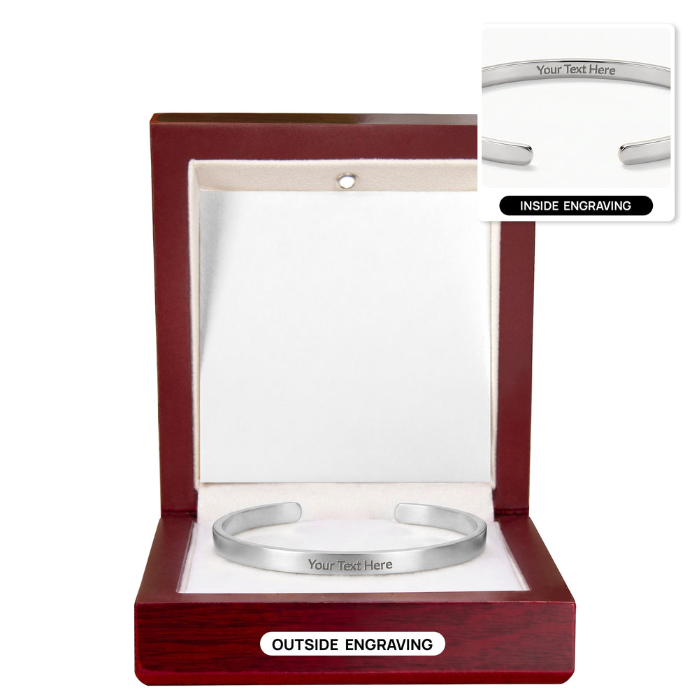 Custom Engraved Cuff Bracelet